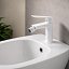 Grifo bidet monomando Luxor blanco mate de Imex